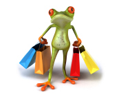 Screenshot №1 pro téma 3D Frog Shopping 176x144