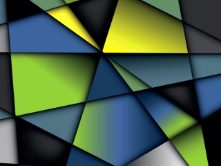 Das Colorful Geometry Wallpaper 320x240
