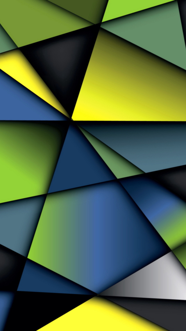Fondo de pantalla Colorful Geometry 640x1136