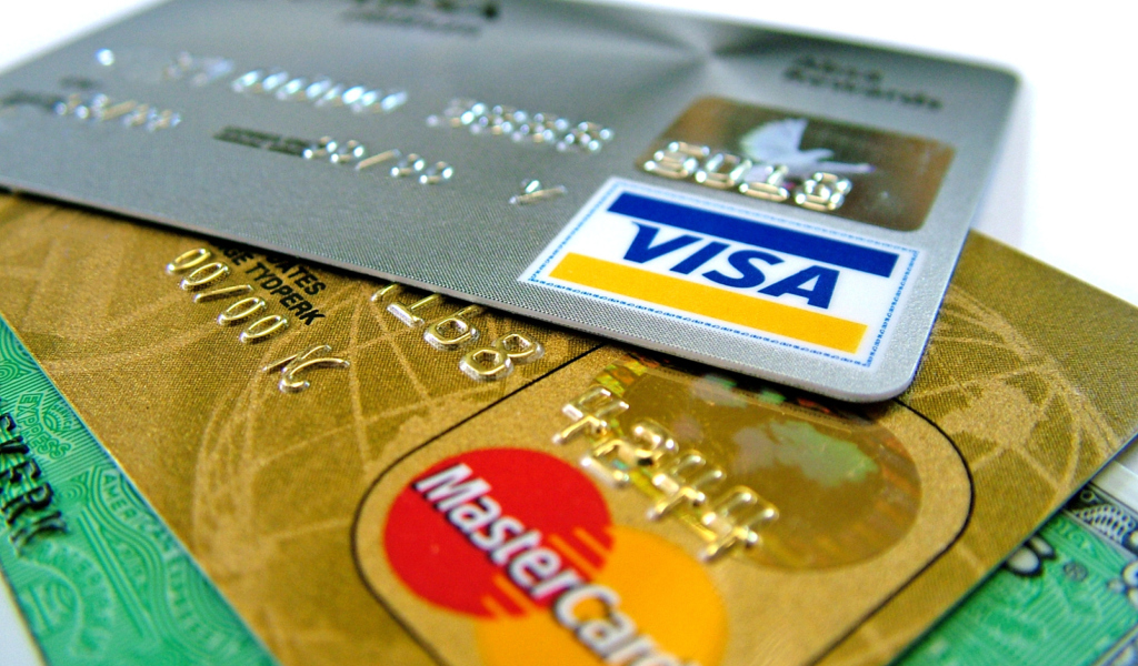 Plastic Money Visa And MasterCard wallpaper 1024x600