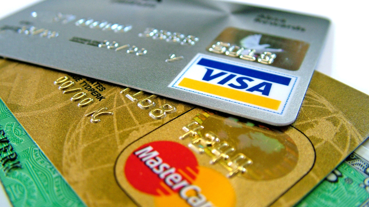 Sfondi Plastic Money Visa And MasterCard 1280x720