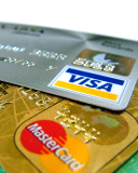 Das Plastic Money Visa And MasterCard Wallpaper 128x160