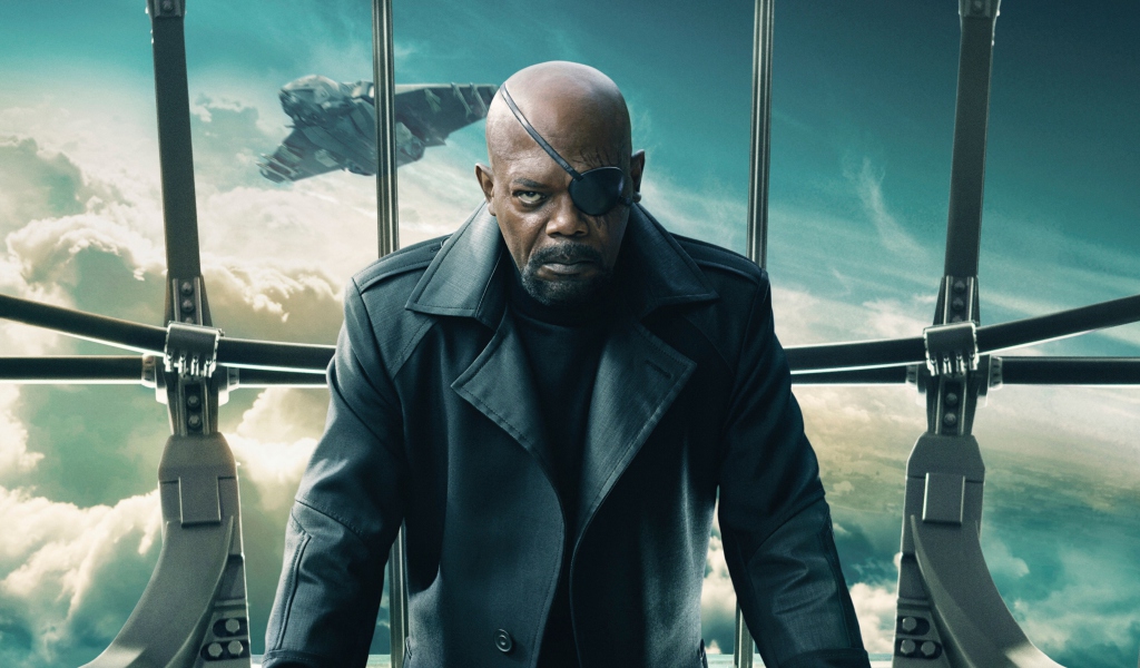 Nick Fury Captain America The Winter Soldier wallpaper 1024x600