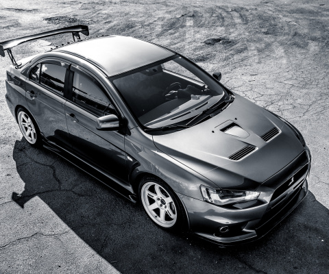 Mitsubishi Lancer Evolution wallpaper 480x400