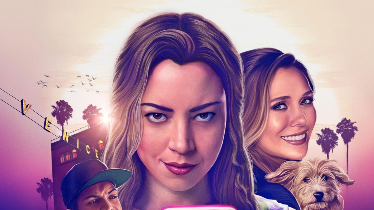 Ingrid Goes West Comedy Film with Aubrey Plaza and Elizabeth Olsen wallpaper 1280x720