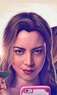 Sfondi Ingrid Goes West Comedy Film with Aubrey Plaza and Elizabeth Olsen 240x400