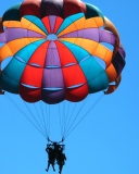 Das Big Colorful Air Balloon Wallpaper 128x160