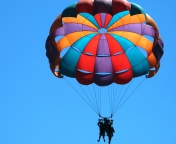 Fondo de pantalla Big Colorful Air Balloon 176x144