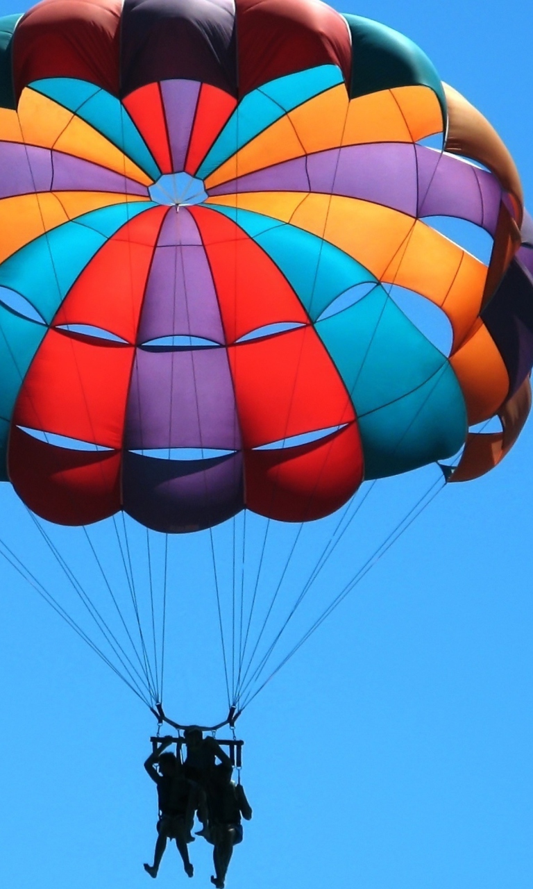 Обои Big Colorful Air Balloon 768x1280
