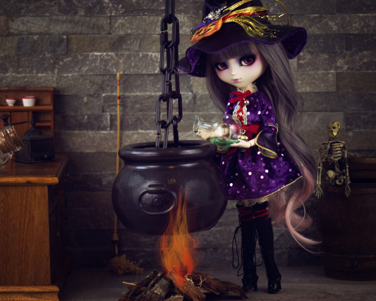 Screenshot №1 pro téma Witch Doll 1280x1024