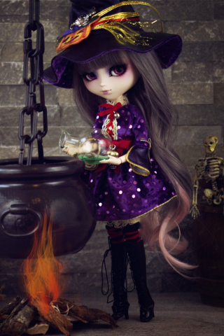 Witch Doll wallpaper 320x480
