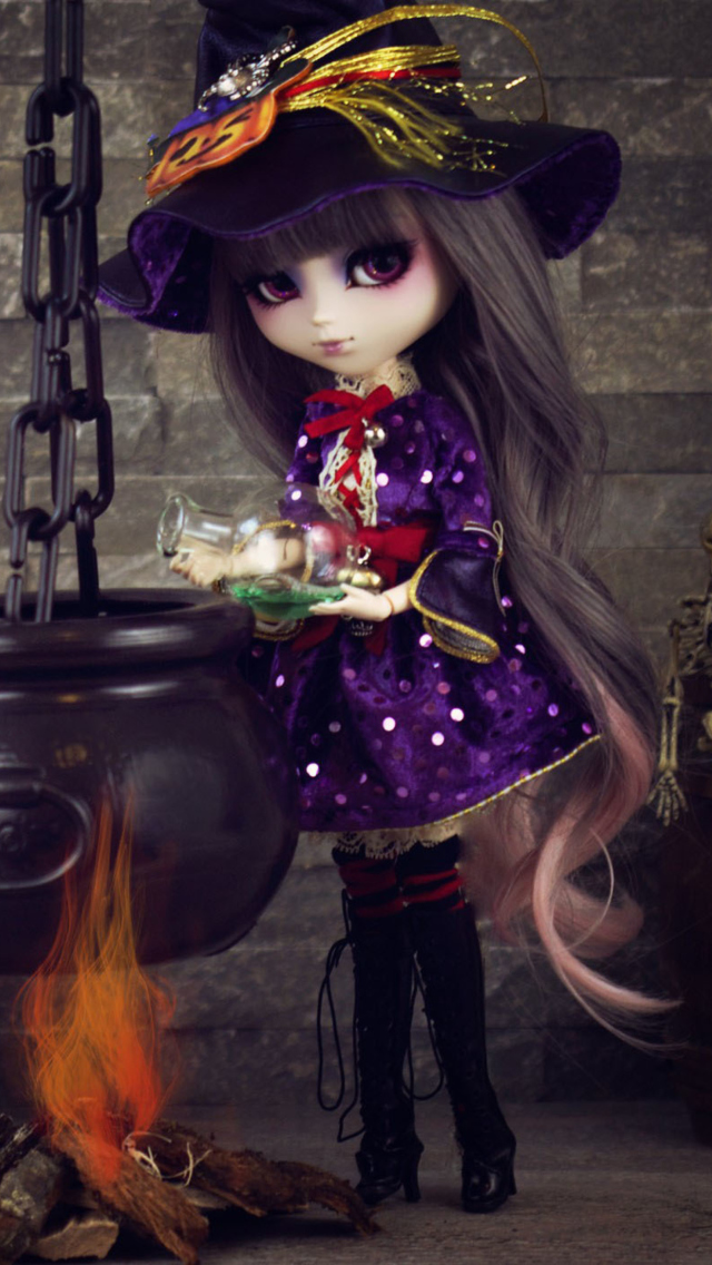 Обои Witch Doll 640x1136