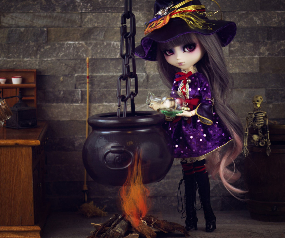 Fondo de pantalla Witch Doll 960x800