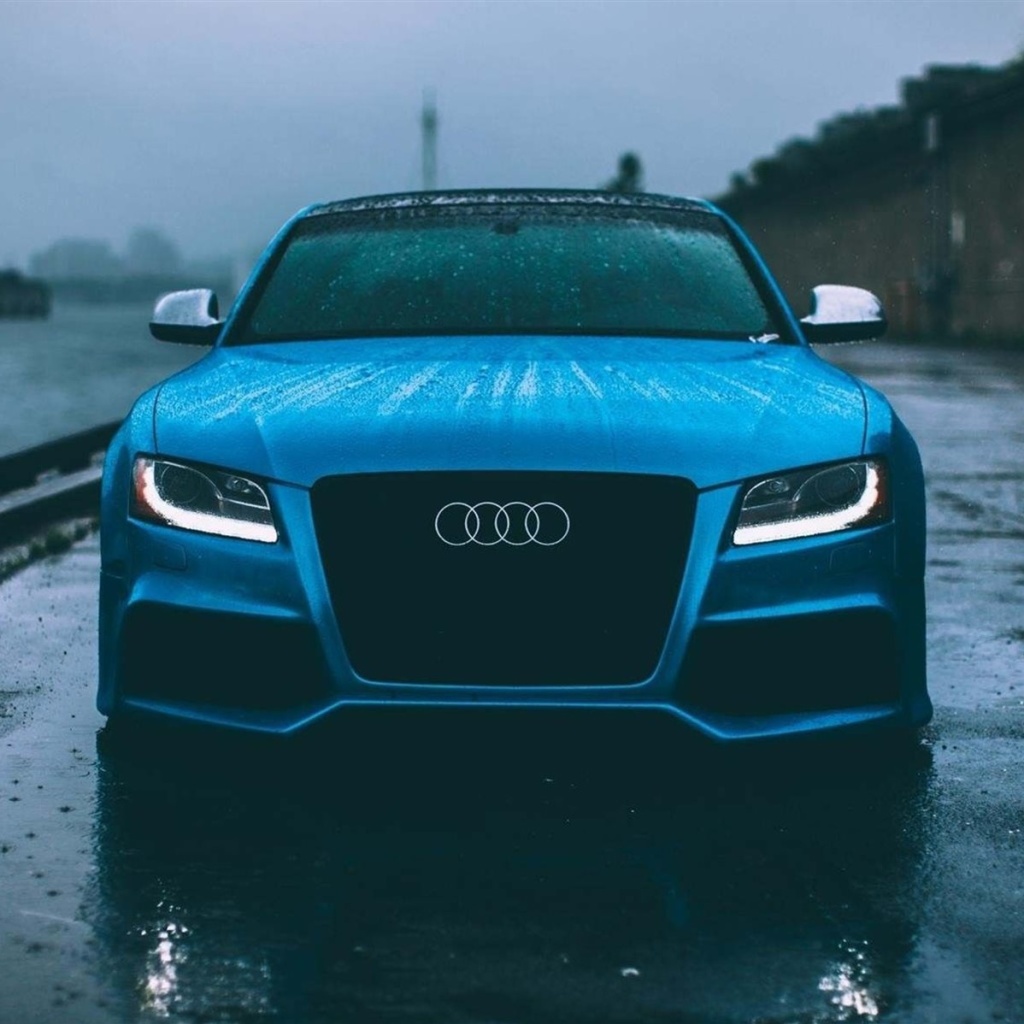 Audi S5 Car in Rain screenshot #1 1024x1024