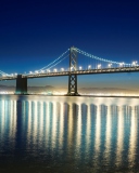 Screenshot №1 pro téma San Francisco Bridge 128x160