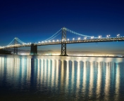 San Francisco Bridge wallpaper 176x144