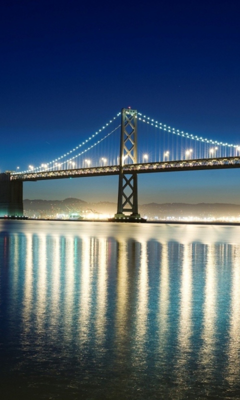 Das San Francisco Bridge Wallpaper 480x800