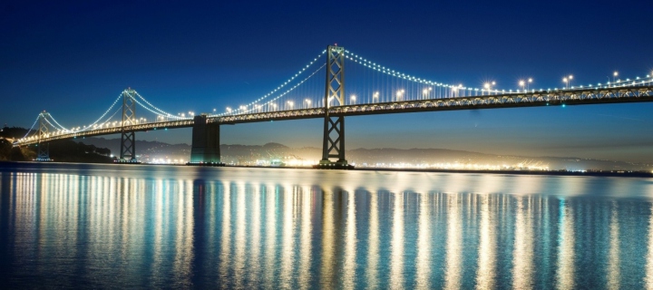 Screenshot №1 pro téma San Francisco Bridge 720x320