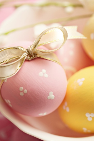 Обои Easter Eggs 320x480