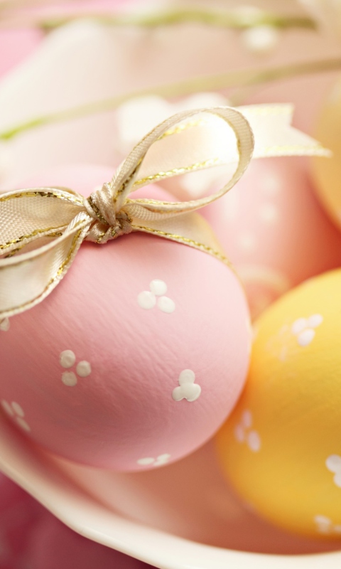 Easter Eggs wallpaper 480x800