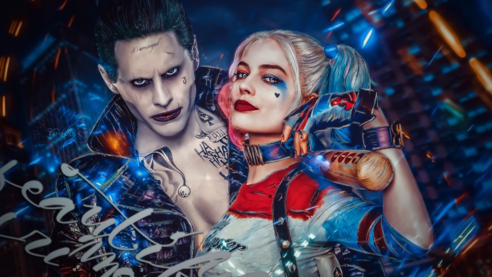 Screenshot №1 pro téma Margot Robbie in Suicide Squad film as Harley Quinn 1600x900