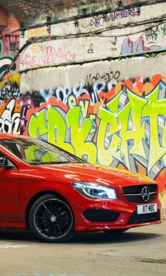 Das Mercedes CLA 220 Amg Wallpaper 240x400