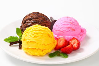 Free Ice Cream Scoops Picture for Android, iPhone and iPad