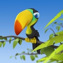 Toucan Colorful Parrot screenshot #1 128x128