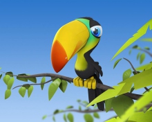 Toucan Colorful Parrot screenshot #1 220x176