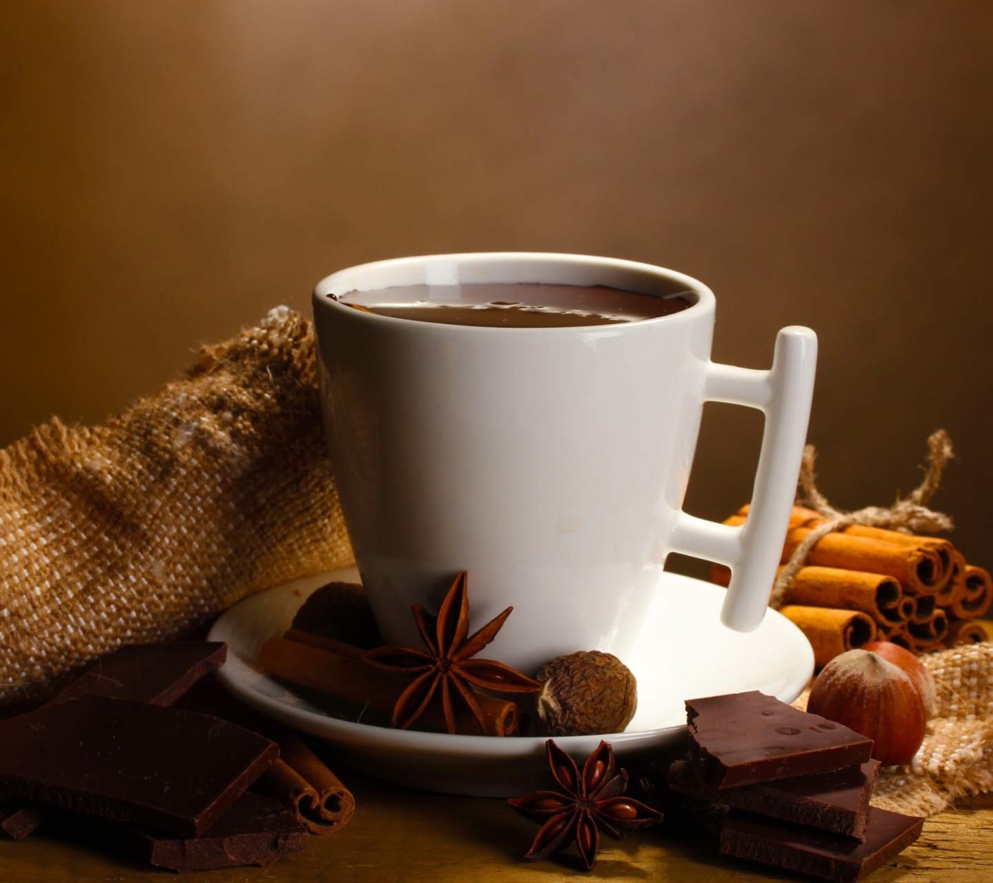 Hot Spicy Chocolate wallpaper 1440x1280