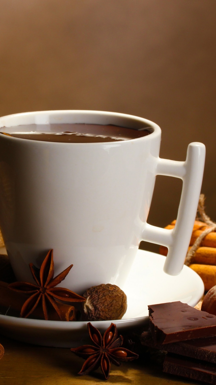 Hot Spicy Chocolate wallpaper 750x1334