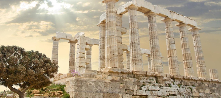 Poseidon Temple Sounion Greece screenshot #1 720x320