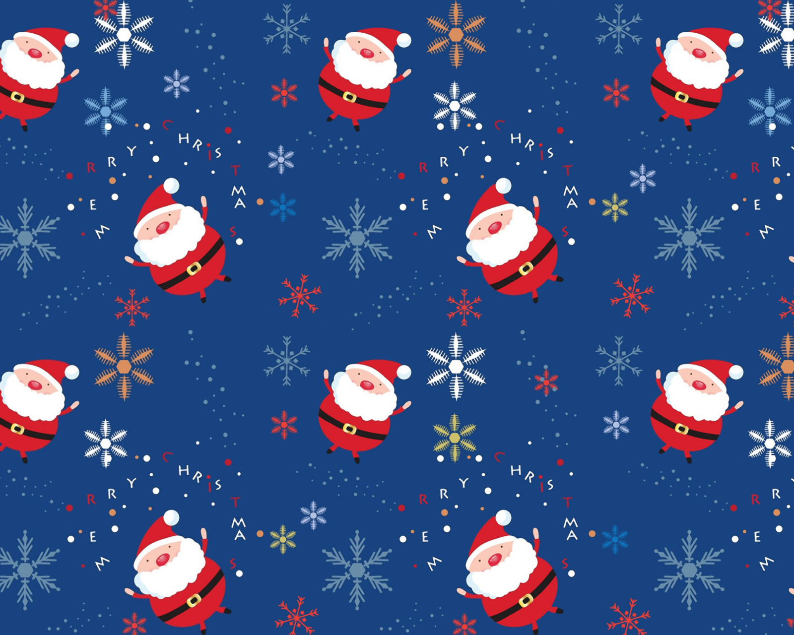 Fondo de pantalla Santa Claus Pattern 1600x1280