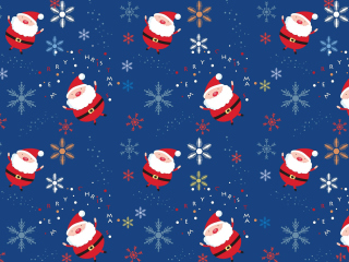 Sfondi Santa Claus Pattern 320x240