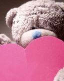 Fondo de pantalla Teddy Bear Love 128x160