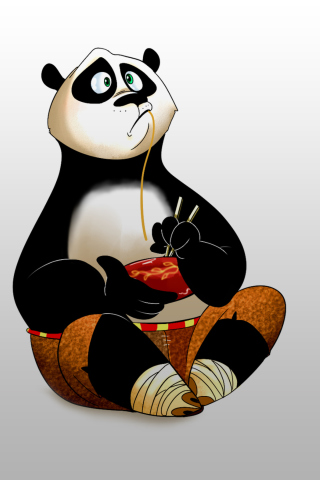 Das Kung Fu Panda Wallpaper 320x480