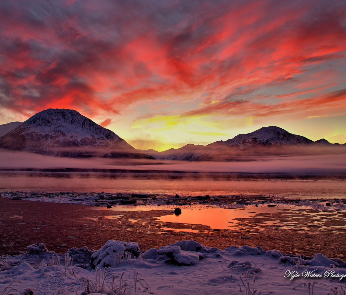 Sfondi Twilight In Alaska 1200x1024