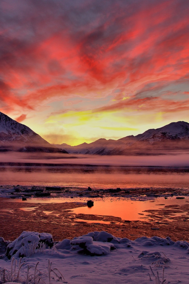 Twilight In Alaska screenshot #1 640x960
