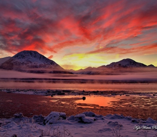 Twilight In Alaska - Obrázkek zdarma pro iPad