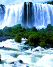 Iguazu Falls wallpaper 176x220