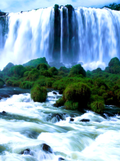Iguazu Falls wallpaper 240x320