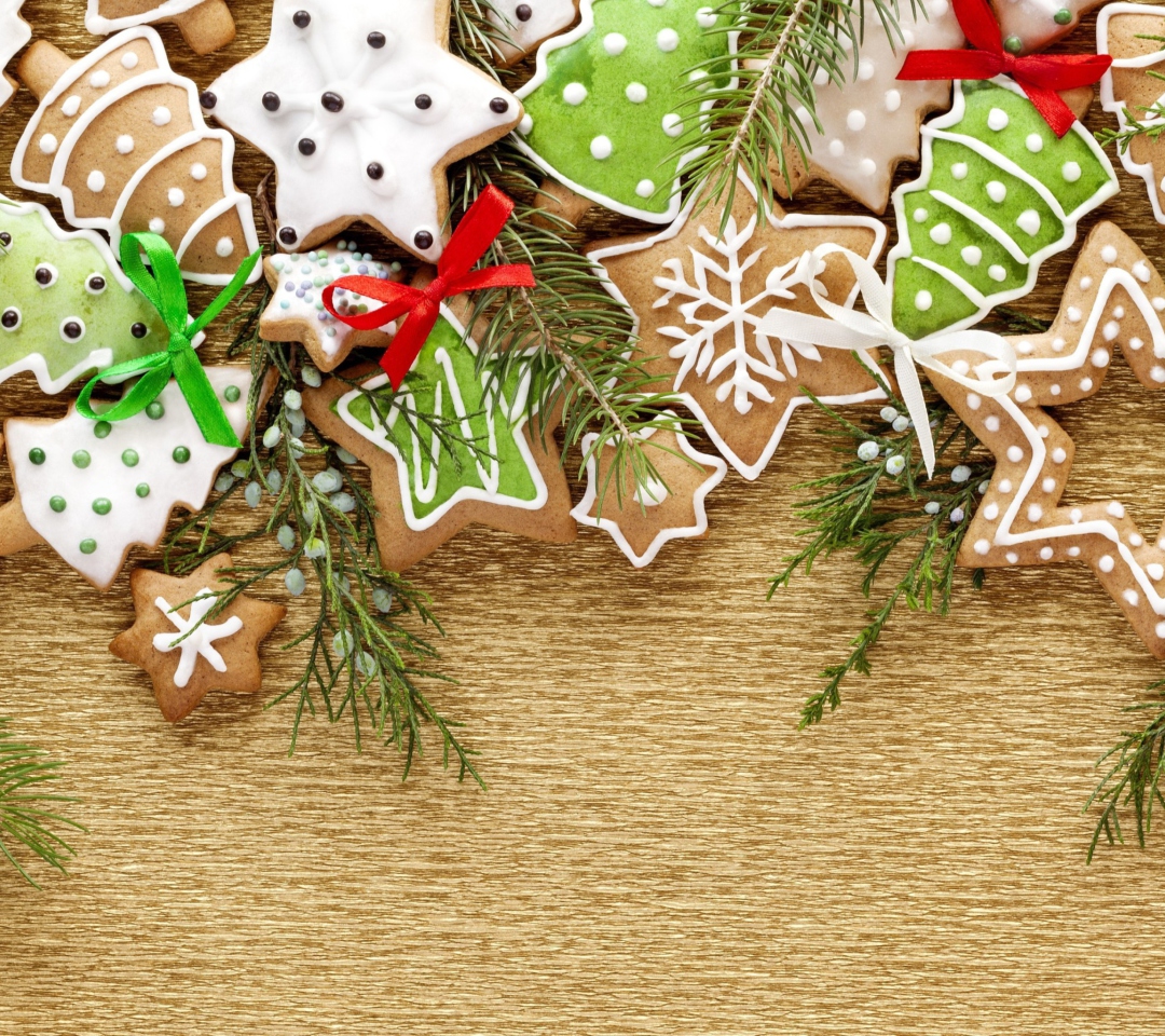 Christmas Cookies wallpaper 1080x960