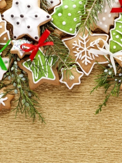 Christmas Cookies wallpaper 240x320