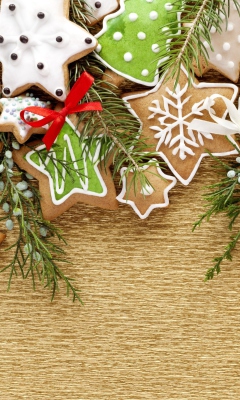 Fondo de pantalla Christmas Cookies 240x400