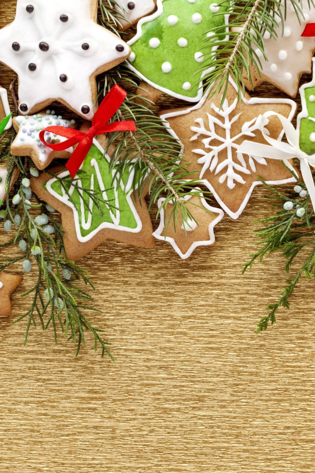 Sfondi Christmas Cookies 640x960
