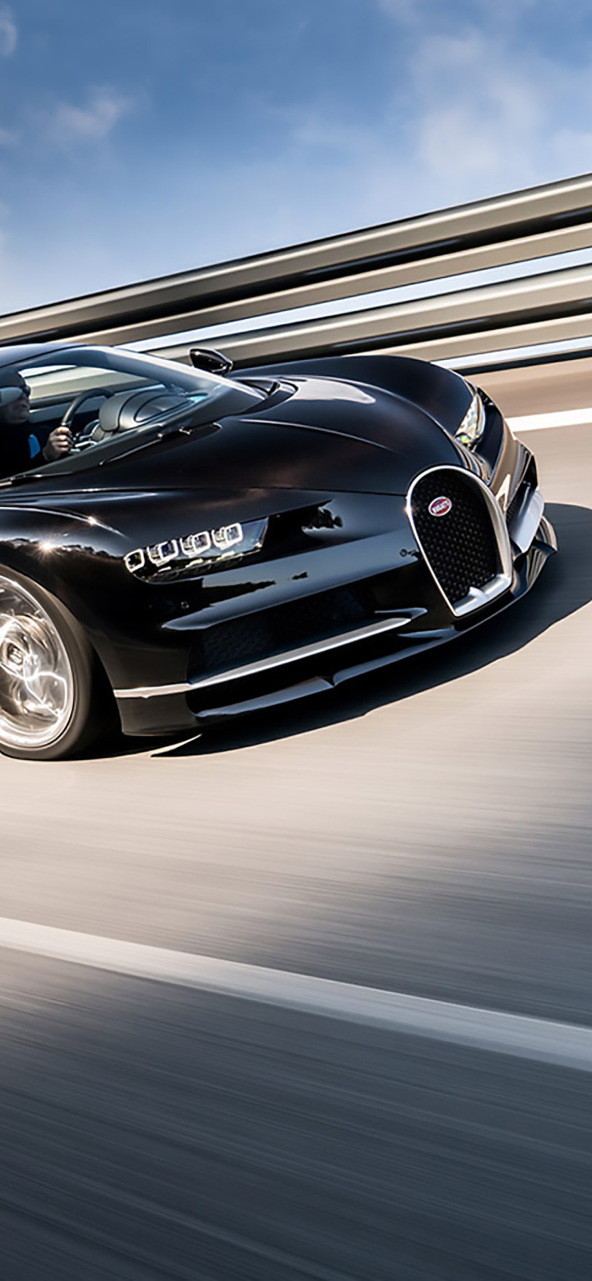 Обои Bugatti Chiron Fastest Car in the World 1170x2532