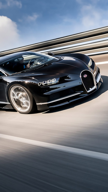 Sfondi Bugatti Chiron Fastest Car in the World 360x640