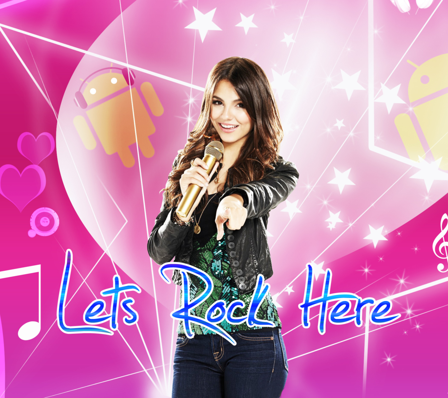 Das Lets Rock Here Wallpaper 1440x1280