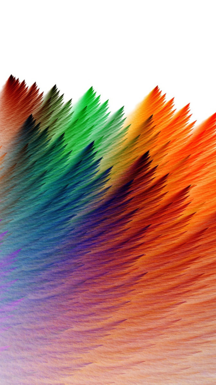 Feathers wallpaper 750x1334