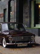 Das Retro Russian Car Wallpaper 132x176